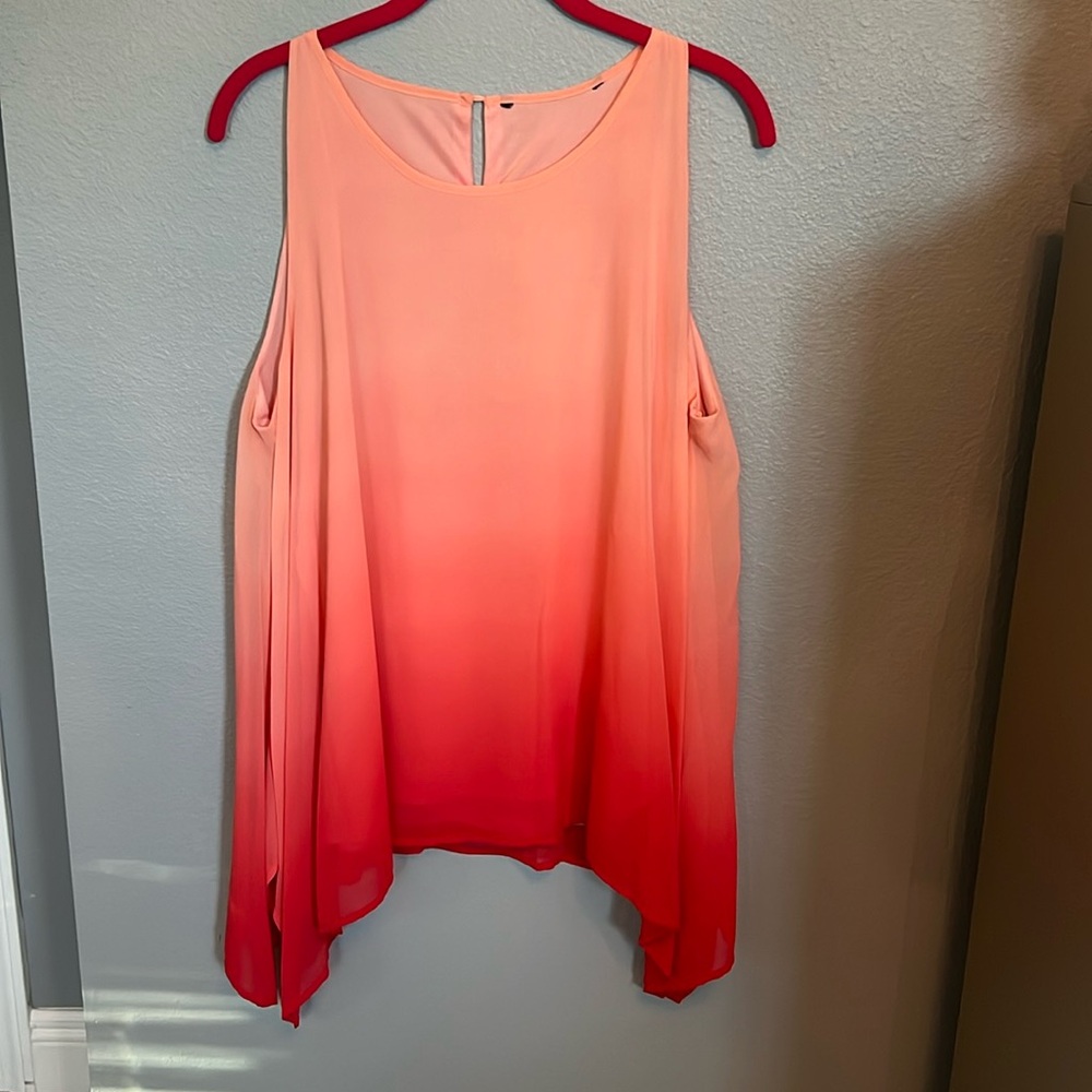 Ombré Sleeveless Blouse